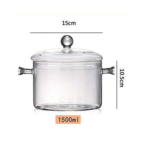 Glass Pot - Olla de Vidrio 1500 ml