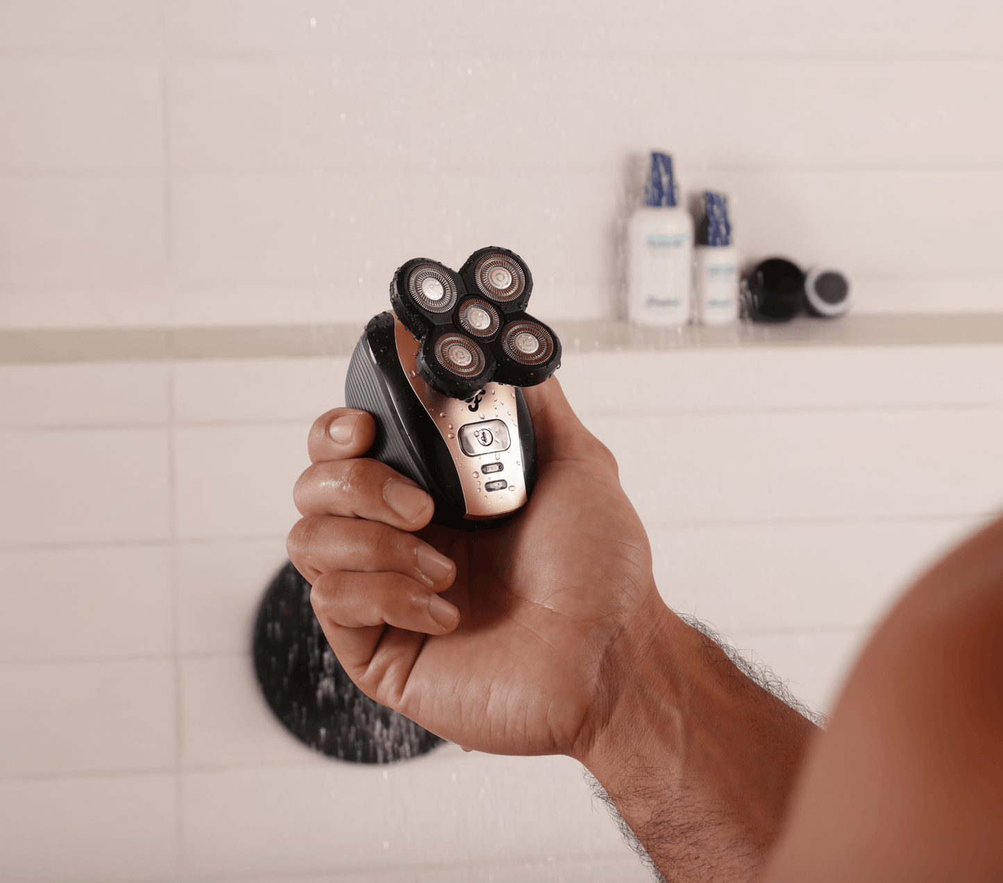 Barbear Sem Esforço: Máquina de Barbear Essencial Para Homens Carecas.