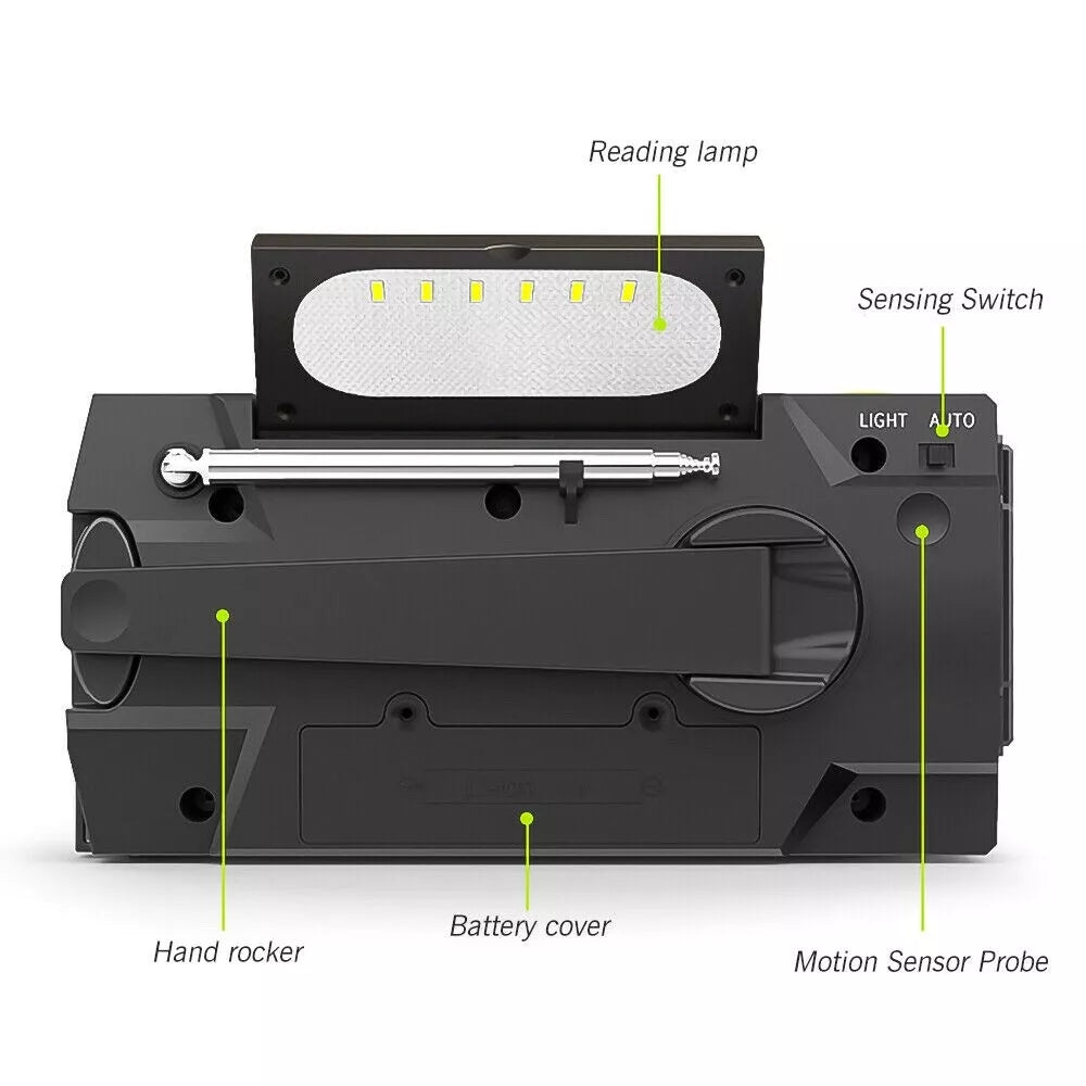 iToolMax Portable Emergency Radio