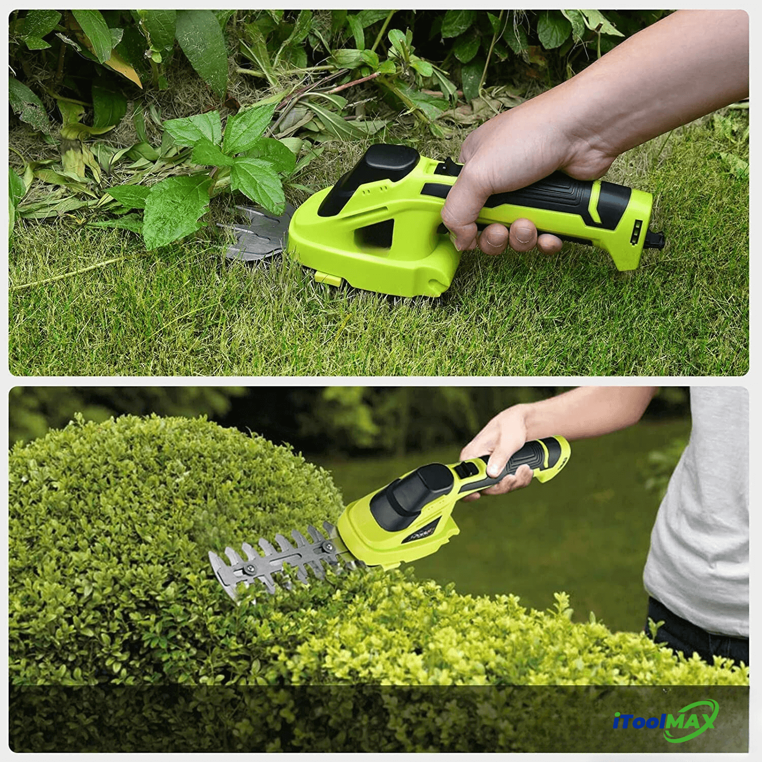 iToolmMax 7.2V Cordless Shrubbery and Grass Shears