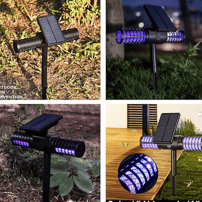 Lâmpada Solar Mata-Mosquitos com LED UV