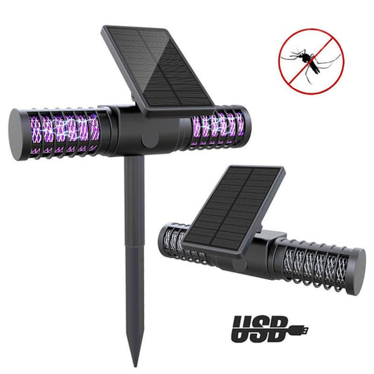 Lâmpada Solar Mata-Mosquitos com LED UV